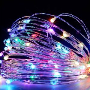 LED Lichterkette Mikro. 100 farbige Mikro-LED 10m
