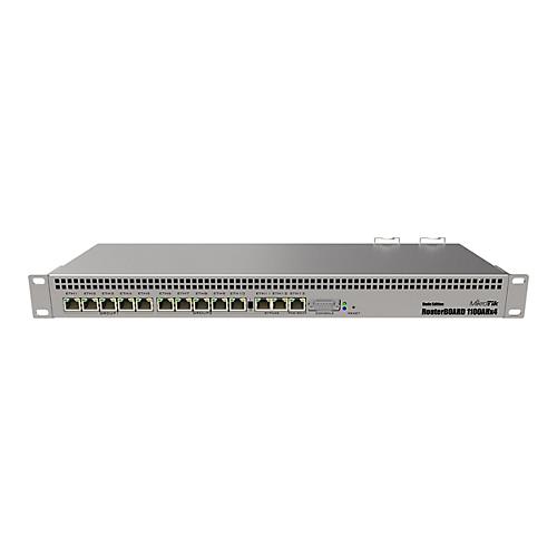 MikroTik RouterBOARD RB1100AHx4 - - Router - 13-Port-Switch - 1GbE - an Rack montierbar