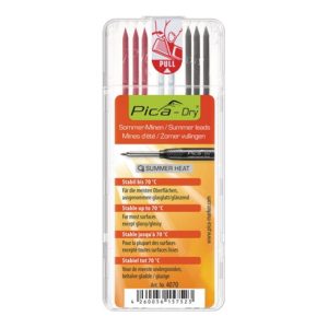 Minenset Pica-Dry 3x graphit,3x rot,2x weiß b.70Grad stabil 8 Minen/Set Minenset Pica-Dry 3x graphit,3x rot,2x weiß b.70Grad stabil 8 Minen/Set