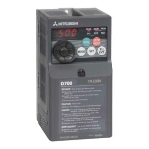 Mitsubishi Electric Frequenzumrichter 3, 7kW 8A 3×380-480V FR-D740-080SC-EC Mitsubishi Electric Frequenzumrichter 3, 7kW 8A 3×380-480V FR-D740-080SC-EC