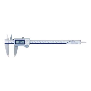 Mitutoyo Digi. ABS Messschieber CoolantProof IP67 0-200mm, standard Tiefenmaß, ohne Datenausgang