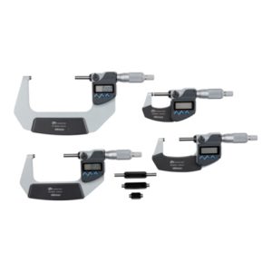 Mitutoyo Digitale Bügelmessschraube IP65 im Satz 0-100mm (4 Stk.) Mitutoyo Digitale Bügelmessschraube IP65 im Satz 0-100mm (4 Stk.)