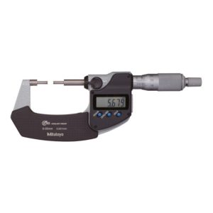 Mitutoyo Digitale Bügelmessschraube mit abgesetzten Messflächen, Messbereich: 0-25 mm Mitutoyo Digitale Bügelmessschraube mit abgesetzten Messflächen, Messbereich: 0-25 mm