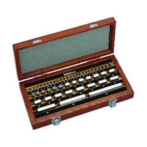 Mitutoyo Endmaßsatz, metrisch, Prüfzert., ISO 47 Endmaße, Klasse 1, Stahl Mitutoyo Endmaßsatz, metrisch, Prüfzert., ISO 47 Endmaße, Klasse 1, Stahl