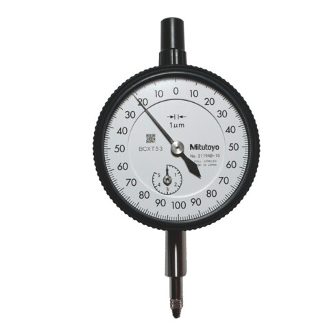 MITUTOYO Feinmessuhr stoßgeschützt, Messbereich / Gehäuse-⌀: 5/58 mm