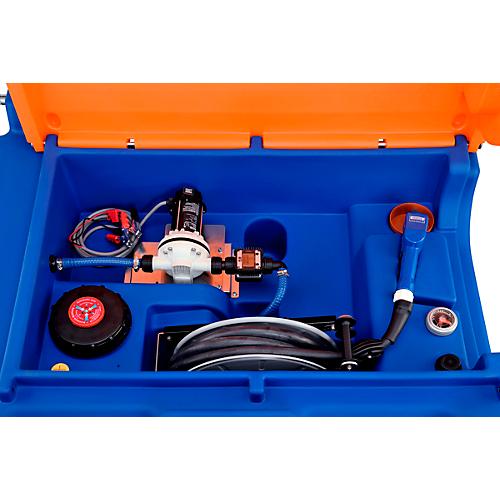 Mobile Tankstelle CEMO Blue-Mobil EASY Premium, mit Membranpumpe CEMATIC BLUE 12 V, 980 l Tank für AdBlue®, Zähler K24, B 1270 x T 1070 x H 1120 mm