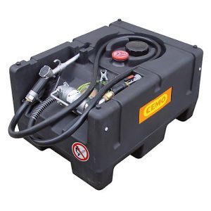 Mobile Tankstelle CEMO KS-Mobil EASY, Handpumpe, 120 l Benzintank, Polyethylen, ATEX, B x 800 x T 600 x H 450 mm, versch. Ausführungen