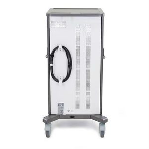Mobiler Ladewagen ergotron® YES35, bis zu 35 Tablets, Smartphones & E-Reader, verstellbare Gestelle, 4 Fächer, 12,7 kg je Fach, B 620 x T 600 x H 1170 mm