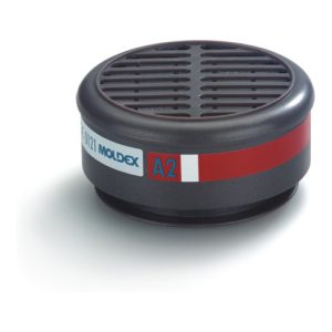 Moldex Gasfilter 8500 A2 max.0,5Vol.% b.30xAGW-Wert EN1438:2004+A12008 Moldex Gasfilter 8500 A2 max.0,5Vol.% b.30xAGW-Wert EN1438:2004+A12008