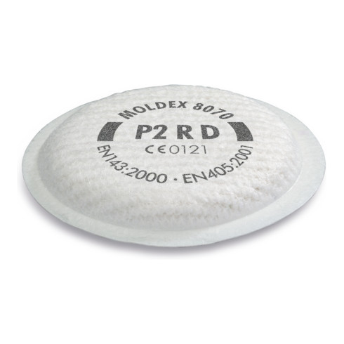 Moldex Partikelfilter 8070 P2RD b.10xAGW-Wert EN143:2000+A1:2006
