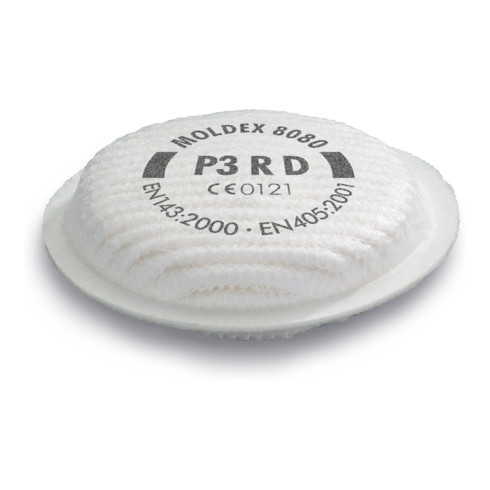 Moldex Partikelfilter 8080 P3RD b.30xAGW-Wert EN143:2000+A1:2006