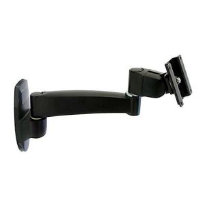 Monitorarm ergotron® 200 Series Wall Mounts, Wandmontage, für 1 Display bis 27″ & bis 11,3 kg, um 90° drehbar, um 360° neigbar, VESA, schwarz