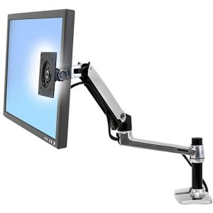 Monitorarm Ergotron LX, für Monitore bis 34′ & bis 3,2 kg, höhenverstellbar, Tischmontage