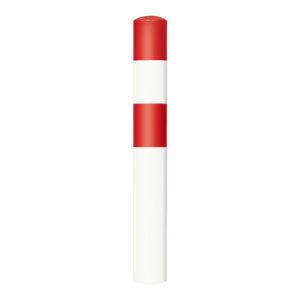 Moravia Rammschutz-Poller L Stahl rot/weiss 159 x 1600 mm 1200 mm Überflur Moravia Rammschutz-Poller L Stahl rot/weiss 159 x 1600 mm 1200 mm Überflur