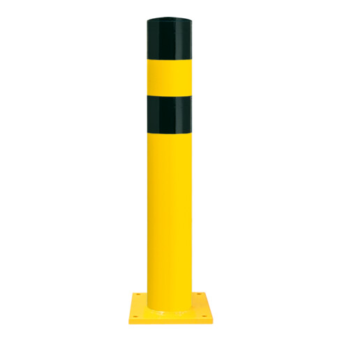 Moravia Rammschutz-Poller XXL Stahl schwarz/gelb 273 x 1200 mm zum Aufdübeln