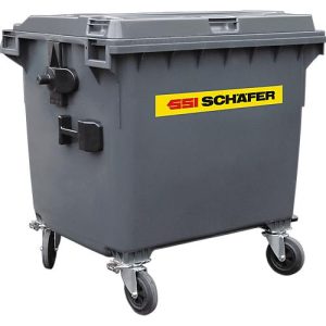 Müllcontainer MGB 1100 FD, Kunststoff, 1100 l, anthrazit Müllcontainer MGB 1100 FD, Kunststoff, 1100 l, anthrazit