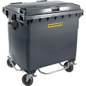 Müllcontainer MGB 660 FDP, Kunststoff, 660 l, anthrazit Müllcontainer MGB 660 FDP, Kunststoff, 660 l, anthrazit