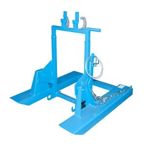 Mülltonnenkipper MK 120, blau lackiert Mülltonnenkipper MK 120, blau lackiert