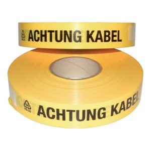 Multicoll Trassenwarnband L.250 m B.40mm Aufdruck Achtung Kabel Multicoll Trassenwarnband L.250 m B.40mm Aufdruck Achtung Kabel