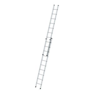 MUNK Günzburger Steigtechnik Aluminium-Schiebeleiter 2-teilig 2 x 10 Sprossen