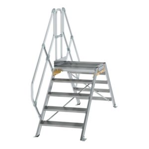 MUNK Günzburger Steigtechnik Aluminium-Überstiege 45° 5 Stufen