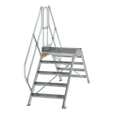 MUNK Günzburger Steigtechnik Aluminium-Überstiege 45° 5 Stufen