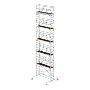 Munk Rollgerüst SG 0,75 x 3,0 m mit Fahrbalken Plattformhöhe 10,54 m