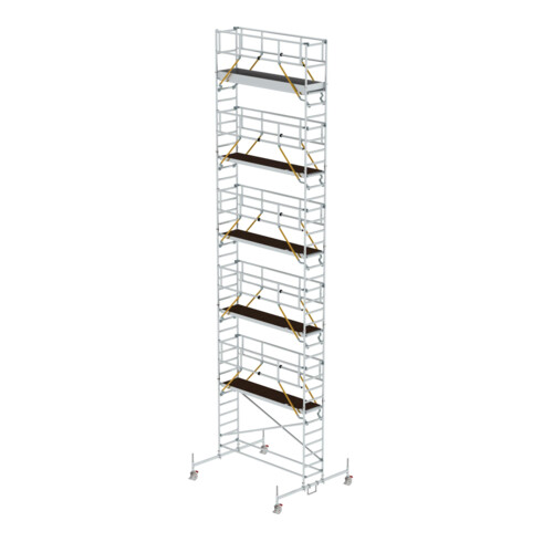Munk Rollgerüst SG 0,75 x 3,0 m mit Fahrbalken Plattformhöhe 10,54 m
