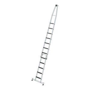 Munk Stufen-Glasreinigerleiter-Satz mit nivello®-Traverse und clip-step R13 2-teilig