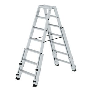 Munk Stufen-Stehleiter treppengängig 2×7 Stufen