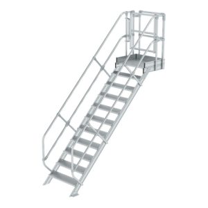 Munk Treppen-Modul Aluminium geriffelt 11 Stufen