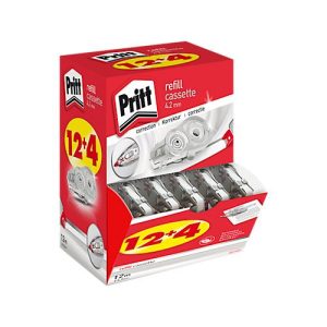 Nachfüllkassette Pritt, für Korrekturroller Refill Flex, Multipack à 16 Stück, L 12 m x B 4,2 mm Nachfüllkassette Pritt, für Korrekturroller Refill Flex, Multipack à 16 Stück, L 12 m x B 4,2 mm