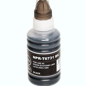Nachfüll-Tinte schwarz 70ml. alternativ zu Epson 6731