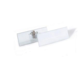 Namensschilder-Set mit Kombiklemme, 40 x 105 mm, 14 Stück, inkl. 42 BADGEMAKER® Einsteckschildern Namensschilder-Set mit Kombiklemme, 40 x 105 mm, 14 Stück, inkl. 42 BADGEMAKER® Einsteckschildern