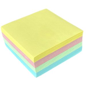 Notizklotz Notitzzettel 300 Blatt 83x83mm 4 Farben