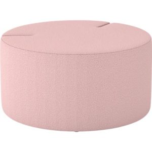 NowyStyl Sitzpouf Tri.Ply M, modular, Blazer-Stoff, ø 85 cm, rosa