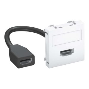 OBO Bettermann Vertr Multimediaträger HDMI 45x45mm rws MTG-HD F RW1