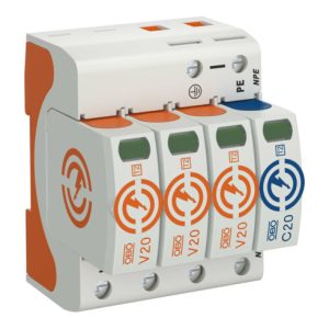 OBO Bettermann Vertr SurgeController V20 dreipolig mit NPE V20-3+NPE-280 OBO Bettermann Vertr SurgeController V20 dreipolig mit NPE V20-3+NPE-280