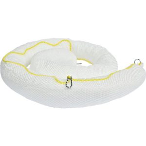 Ölsperren, 180 l Aufnahme, PP-Fasern, L 10.000 x Ø 130 mm, weiß