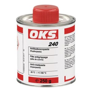 OKS Antifestbrennpaste, Kupferpaste 240 mit MoS2 kupferbraun Pinseldose 250g OKS Antifestbrennpaste, Kupferpaste 240 mit MoS2 kupferbraun Pinseldose 250g