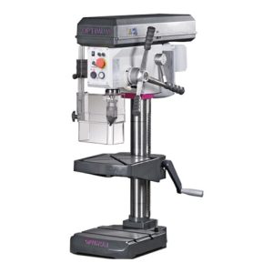 OPTI-DRILL Tischbohrmaschine B 24 H 24mm MK2 350-4000 m.Not-Halt-Schalter