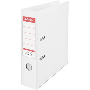 Ordner Esselte® No. 1, A4, Rückenbreite 75 mm, für ca. 500 Blatt, Hebelmechanik, Rückenschild, Griffloch & Raumsparschlitze, FSC®-Karton, weiß Ordner Esselte® No. 1, A4, Rückenbreite 75 mm, für ca. 500 Blatt, Hebelmechanik, Rückenschild, Griffloch & Raumsparschlitze, FSC®-Karton, weiß