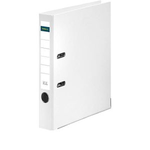 Ordner Schäfer Shop Select, DIN A4, Rückenbreite 50 mm, Griffloch, auswechselbares Rückenschild, Polypropylen, 1 Stück, weiß