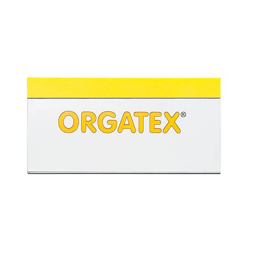 ORGATEX Magnet-Einsteckschilder Color, 48 x 100 mm, gelb, 100 St.