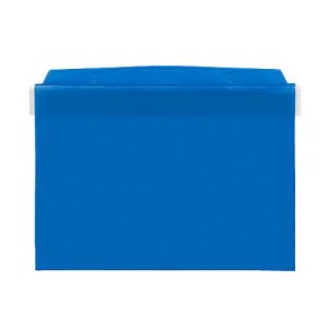 Orgatex-Magnettaschen, m. Klappe, A5 quer, blau, 10 St.