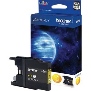 Original Brother Tintenpatrone LC-1280XLY, Einzelpack, gelb Original Brother Tintenpatrone LC-1280XLY, Einzelpack, gelb