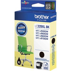 Original Brother Tintenpatrone LC-229XLBK, Einzelpack, schwarz