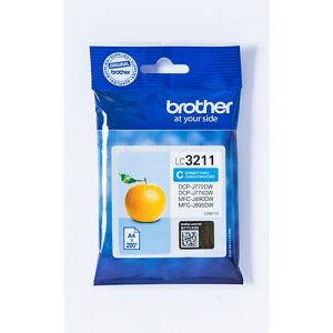 Original Brother Tintenpatrone LC-3211C, Einzelpack, cyan Original Brother Tintenpatrone LC-3211C, Einzelpack, cyan