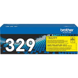 Original Brother Toner TN-329Y, Einzelpack, gelb