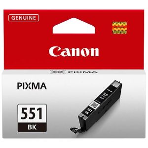 Original Canon Tintenpatrone CLI-551BK, Einzelpack, schwarz